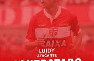 O CRB anunciou a contratao do atacante Luidy, que estava no Londrina