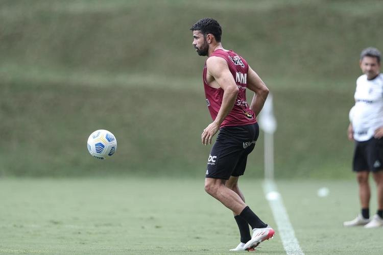 Treinamento do Atlético neste sábado, após o título brasileiro