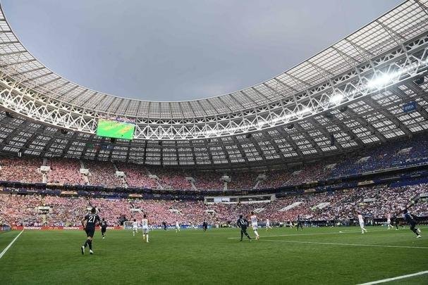 Fotos da final da Copa do Mundo, entre Frana e Crocia, em Moscou 
