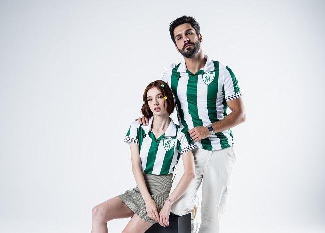Amrica lana camisa em homenagem ao ttulo da Srie B de 1997