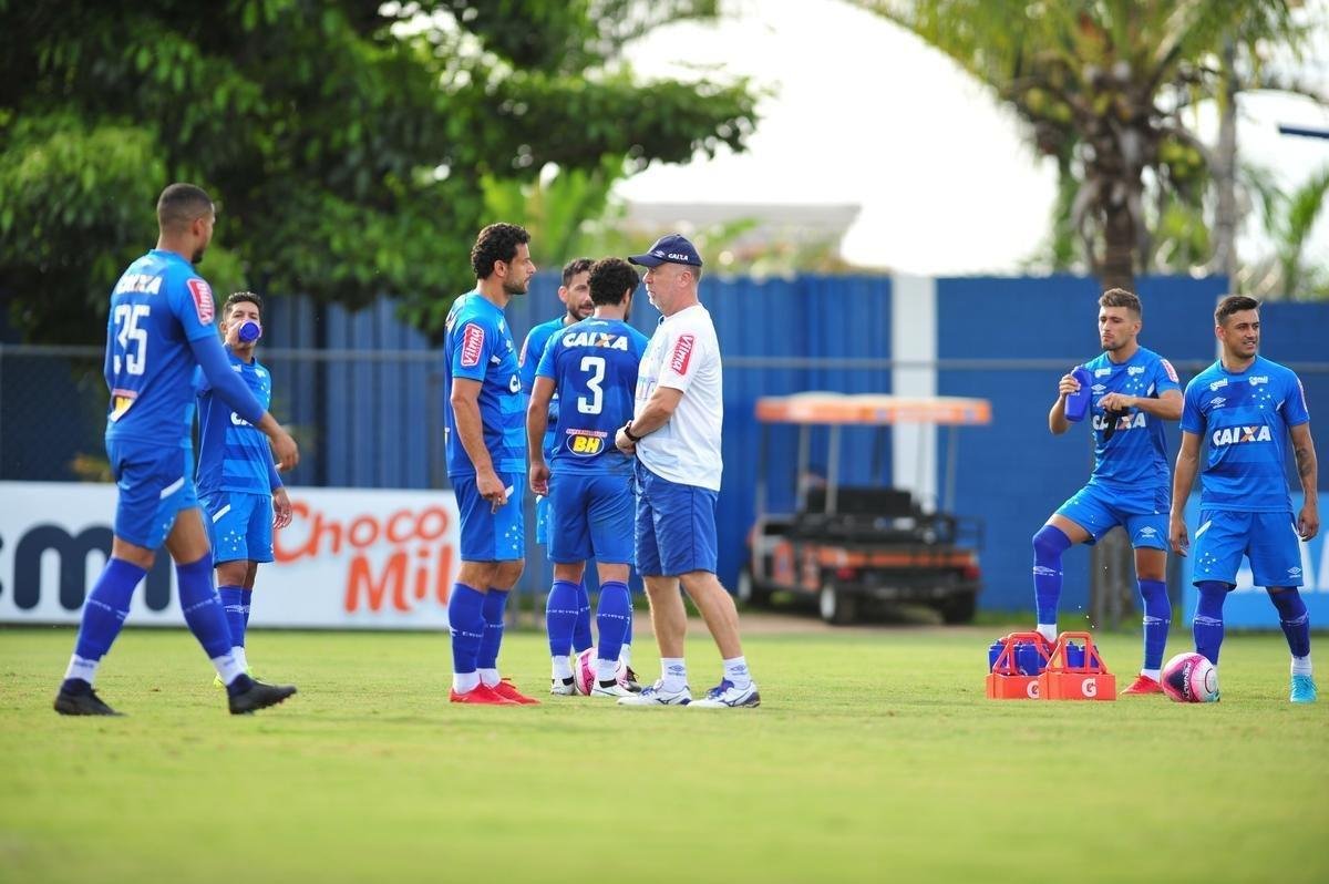 Cruzeiro encerrou nesta tera-feira (16/1) sua preparao para o jogo contra o Tupi