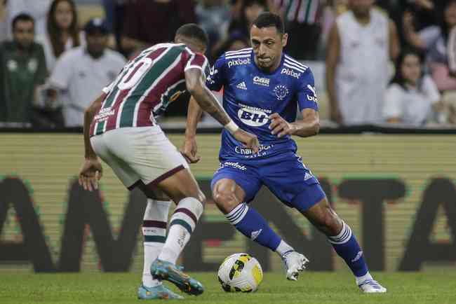 Pictures of the first stream of the best 16 stage of the Copa do Brasil, between Fluminense and Cruzeiro, in the Maracan.