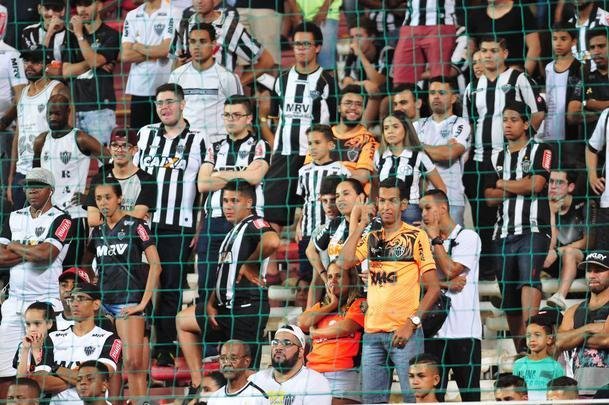 Fotos do jogo entre Atltico e Grmio