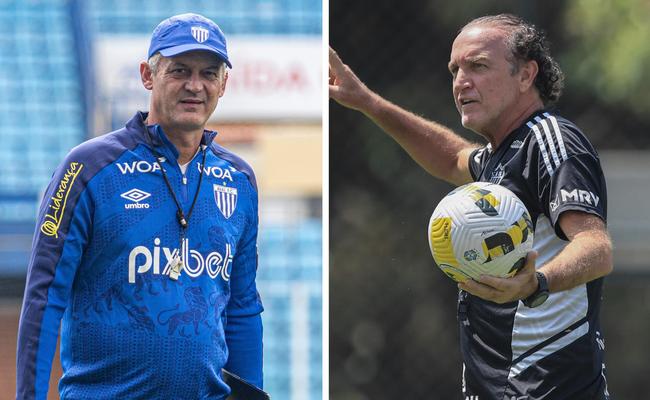 Técnicos Lisca (Avaí) e Cuca (Atlético) travarão mais uma batalha neste sábado (17/9)