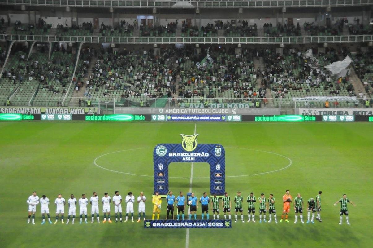 Amrica e Gois se enfrentaram no Independncia, pela 15 rodada da Srie A do Campeonato Brasileiro