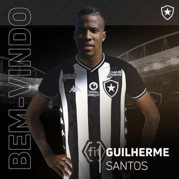 O Botafogo anunciou a contratao do lateral-esquerdo Guilherme Santos, que estava no Paran