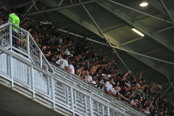 Fotos do jogo entre Atltico e Corinthians no Independncia