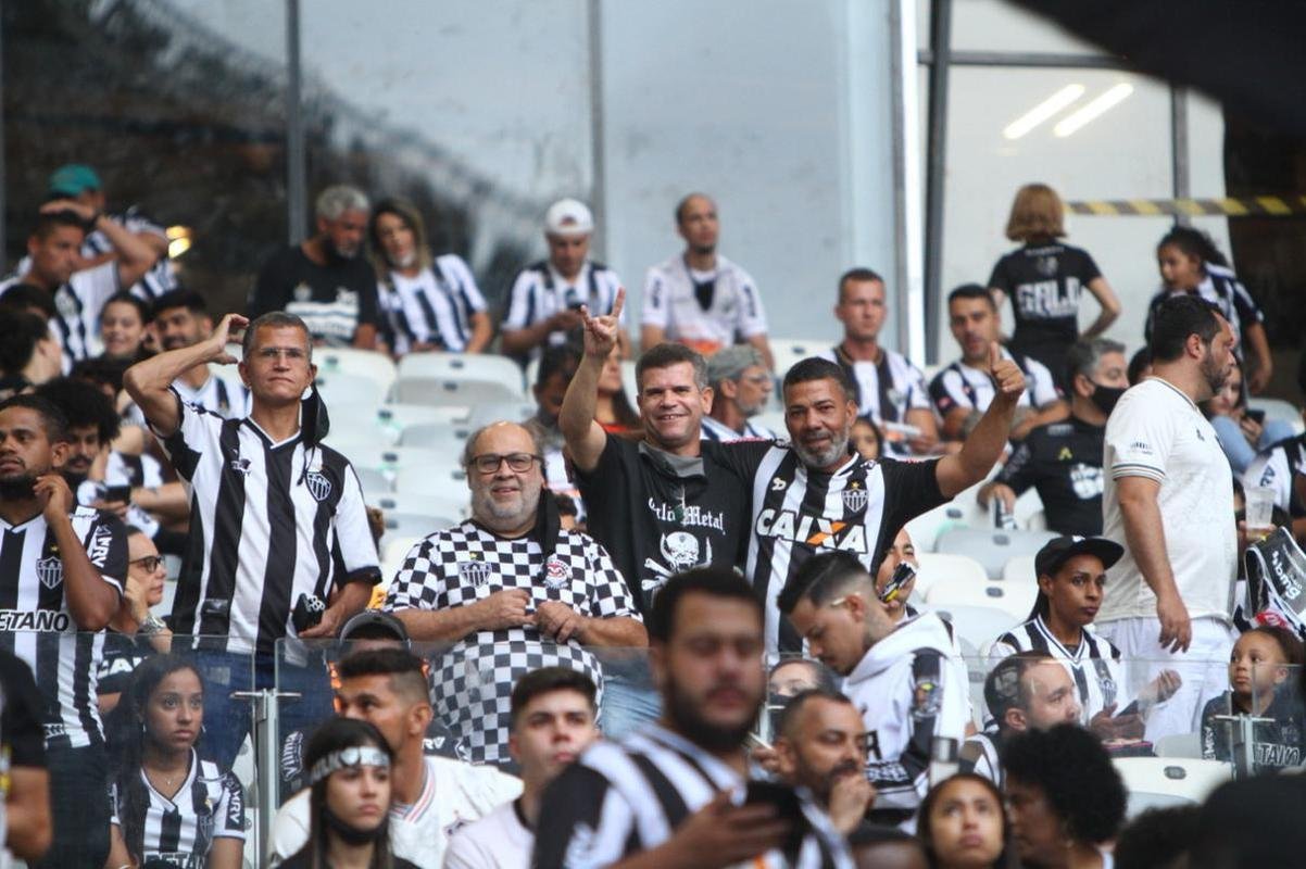 Fotos da torcida do Atltico no Mineiro durante a partida contra o Juventude pela 34 rodada do Campeonato Brasileiro