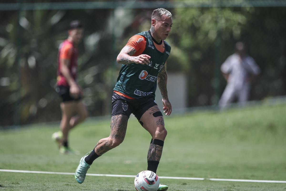 Fotos do treino do Atltico nesta quinta-feira na Cidade do Galo