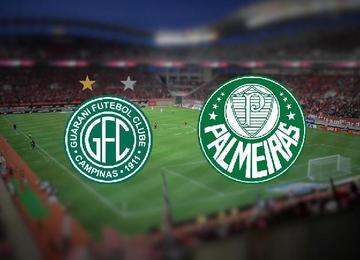 Confira o resultado da partida entre Guarani e Palmeiras