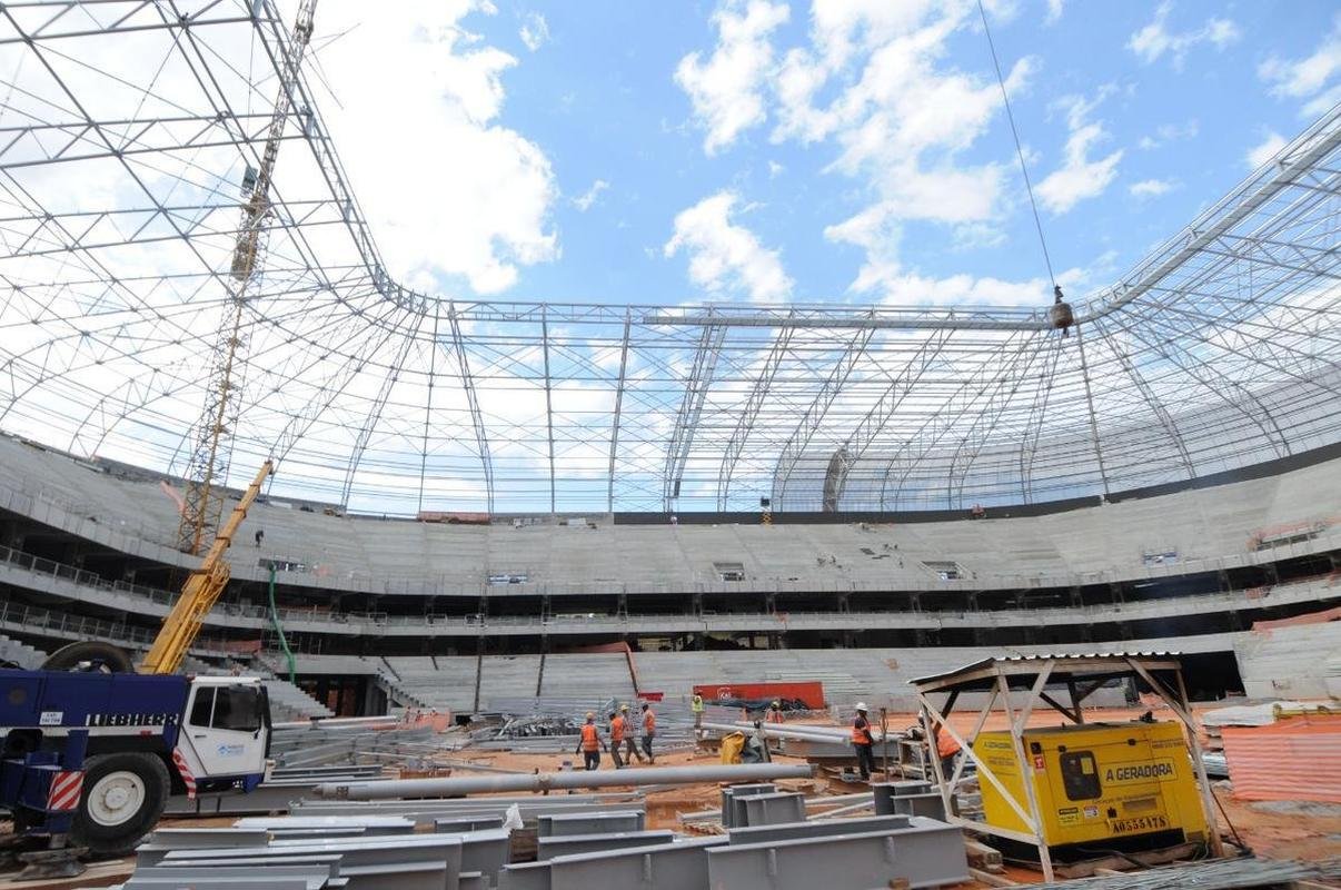 Fotos da Arena MRV nesta sexta-feira (6)