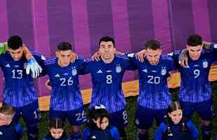 Fotos do jogo entre Polnia e Argentina no Estdio 974, em Doha, pela terceira rodada do Grupo C da Copa do Mundo, no Catar