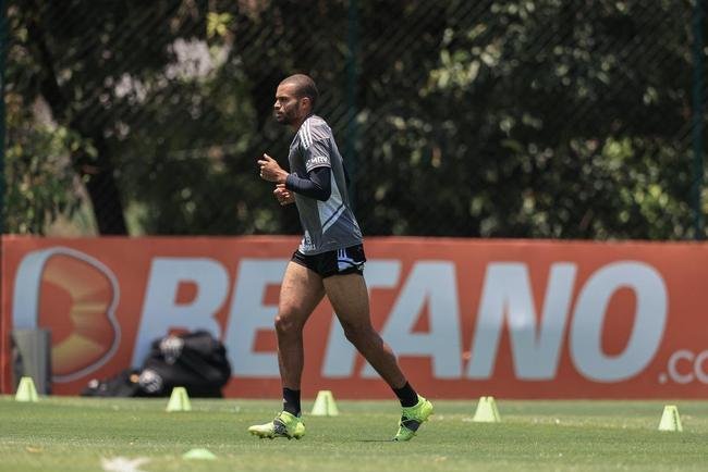 Treino do Atltico na Cidade do Galo, na manh desta tera-feira (11/10).