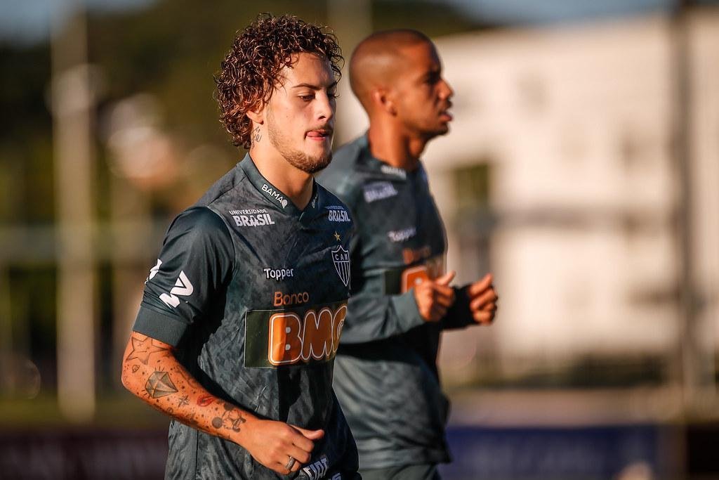 Fotos do treino do Atltico no Paraguai