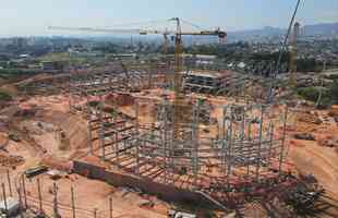 Estrutura da Arena MRV quase completa; veja fotos (19/5/2021)