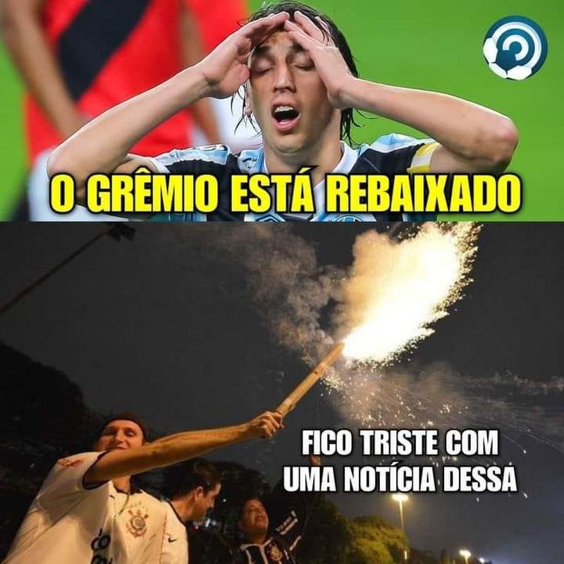 Veja os memes do rebaixamento do Grmio  Srie B