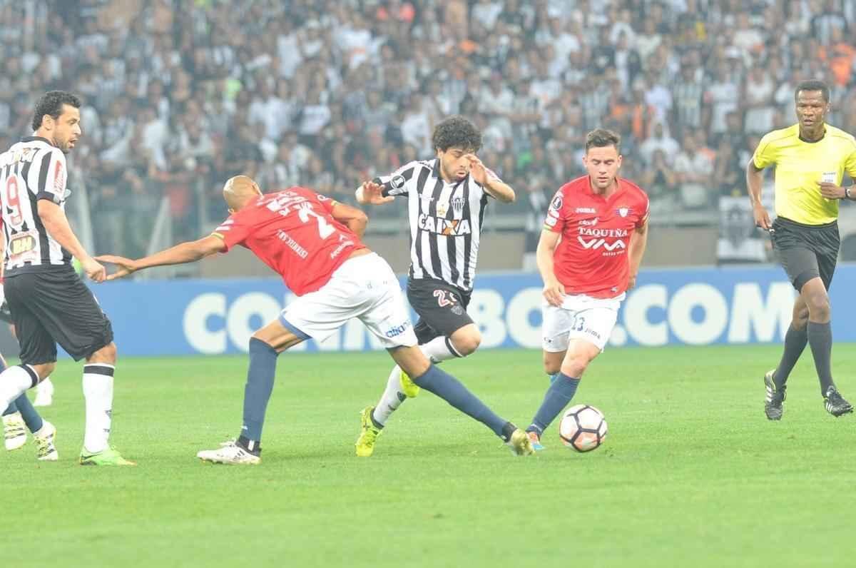 Atltico e Jorge Wilstermann se enfrentaram, no Mineiro, pelas oitavas de final da Libertadores