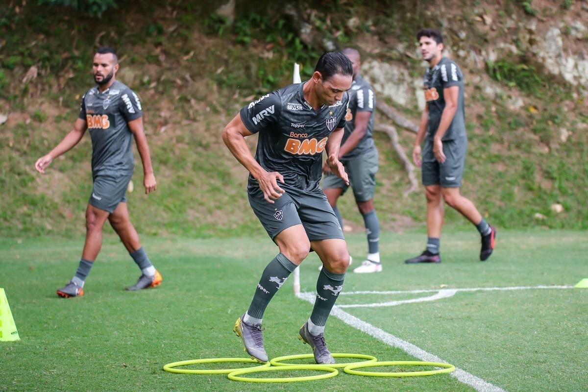 Atltico treinou nesta tera-feira, na Cidade do Galo