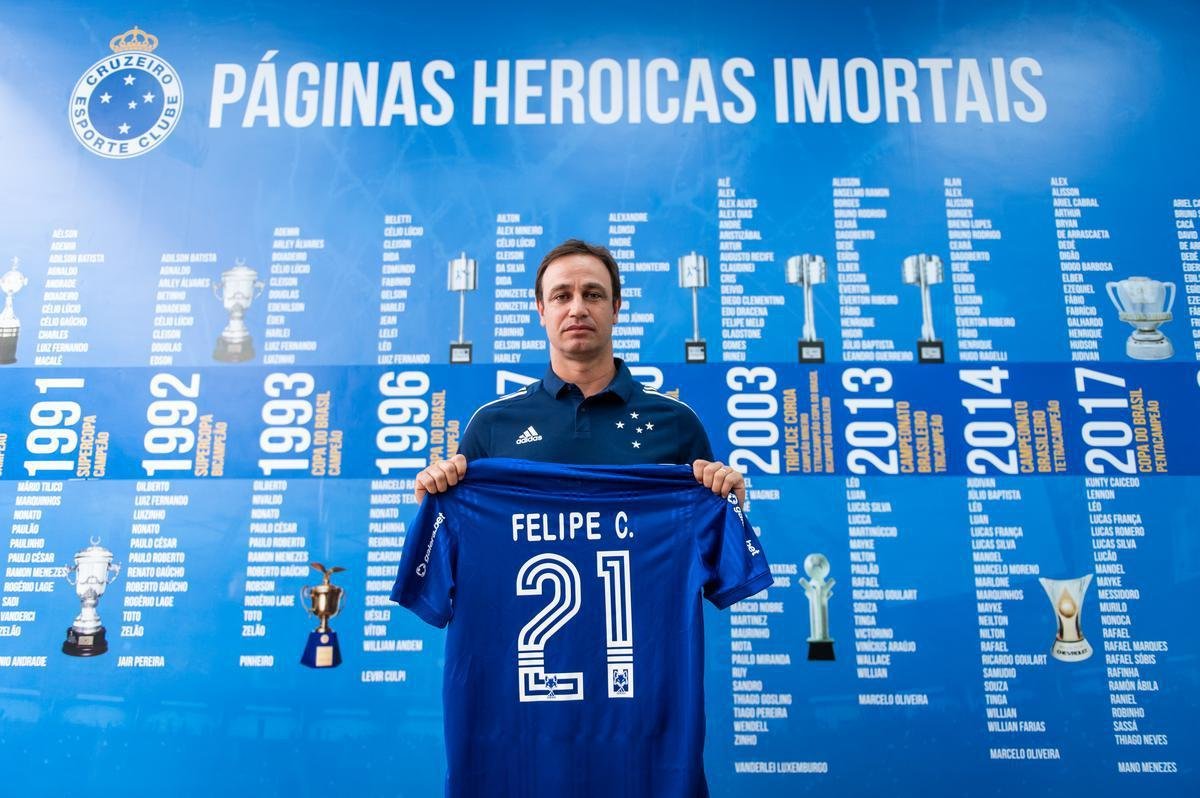 Felipe Conceio assinou com o Cruzeiro at dezembro de 2021