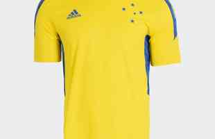 Camisa de treino do Cruzeiro na cor amarela