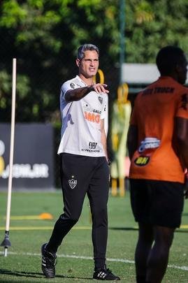 Fotos do último treino do Atlético antes do jogo com o Grêmio