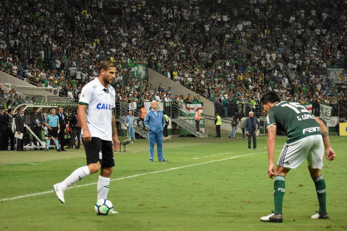 Amrica foi goleado pelo Palmeiras por 4 a 0 no Allianz Parque, mas ainda est vivo na luta contra a queda