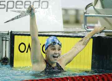 Nadadora de 21 anos obtém índice olímpico nos 1500m livre
