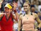 Raducanu e Sakkari vo disputar uma vaga na final feminina do US Open