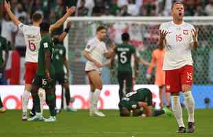 Polnia x Arbia Saudita: fotos do jogo pelo Grupo C da Copa do Mundo