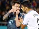 Messi e Suárez 'esquecem' amizade em clássico entre Argentina e Uruguai