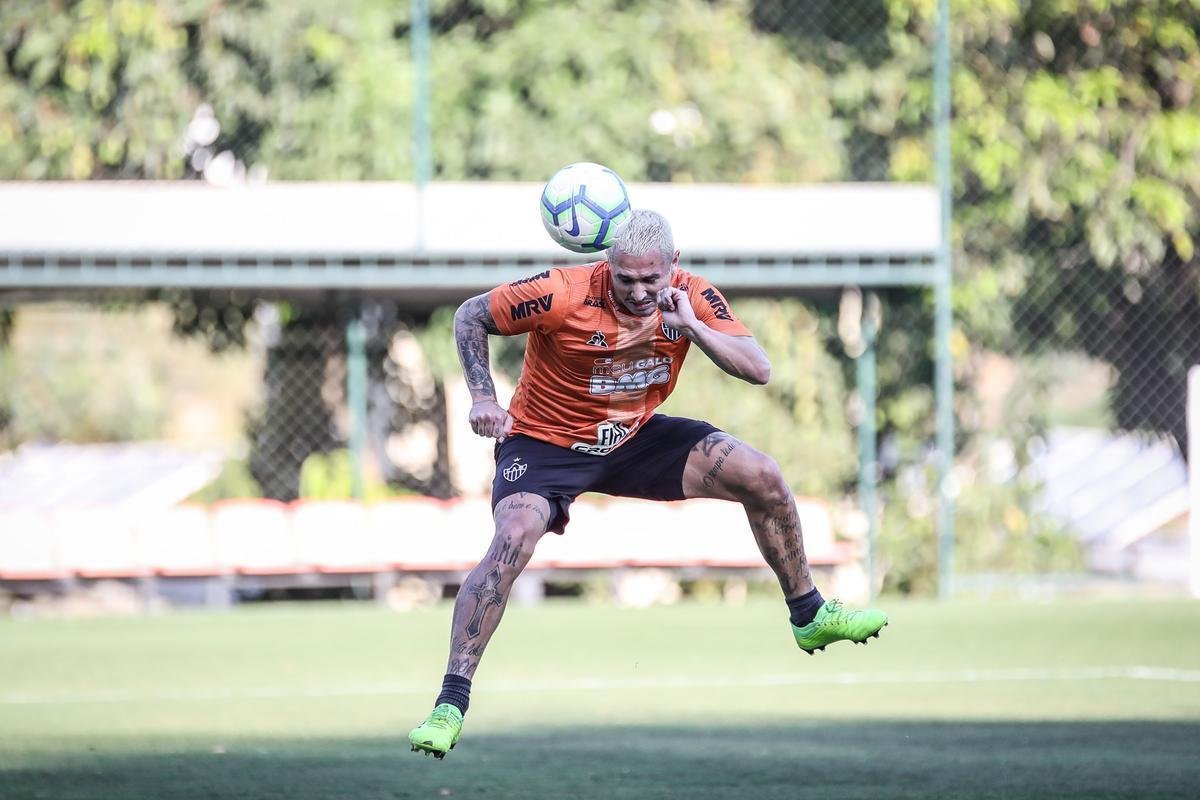 Fotos do ltimo treino do Atltico antes do jogo com o Grmio