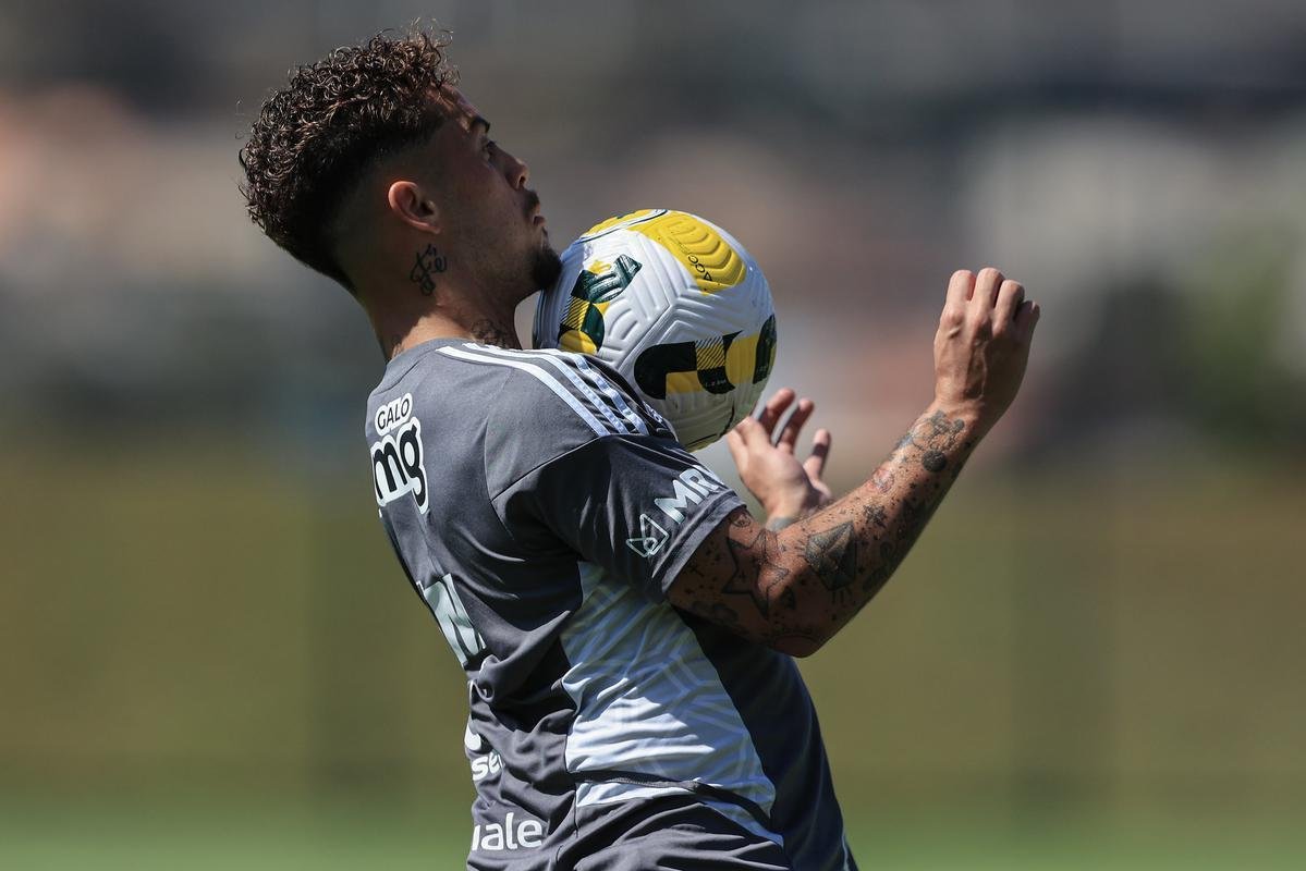 Treino do Atltico para enfrentar o Athletico-PR, no domingo (7/8), s 19h, pelo Campeonato Brasileiro.