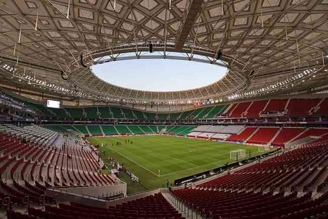 Estádio Al Thumama: arena da Copa tem capacidade para 40 mil torcedores e fica em Doha, capital do Catar. Foi projetado por pessoas nascidas no país e reflete tradição familiar catari
