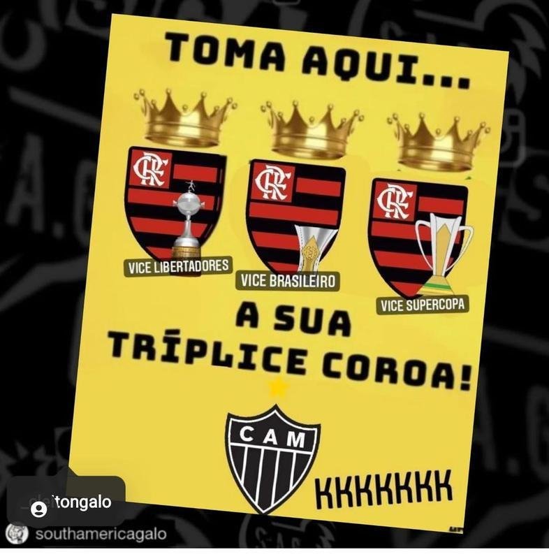 Os memes da conquista da Supercopa pelo Atltico em cima do Flamengo