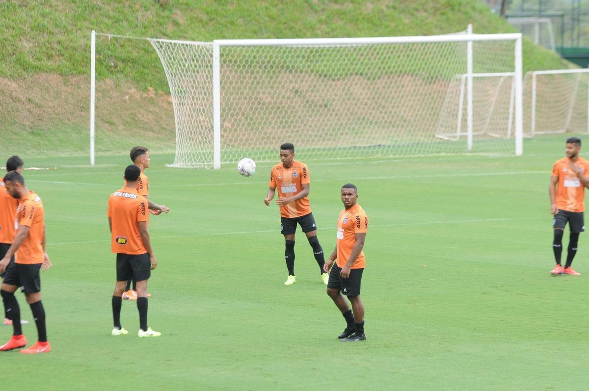 Fotos do Atltico nesta quinta-feira, na Cidade do Galo