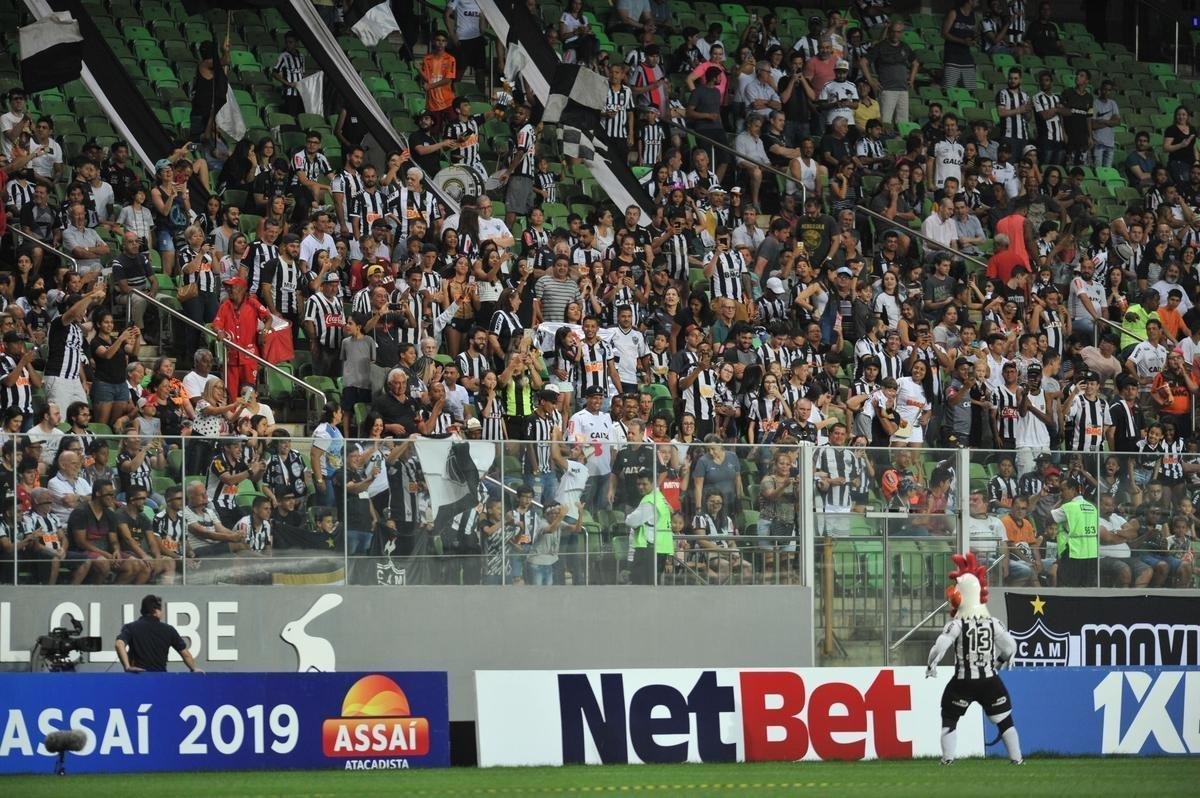 Fotos do jogo entre Atltico e Grmio