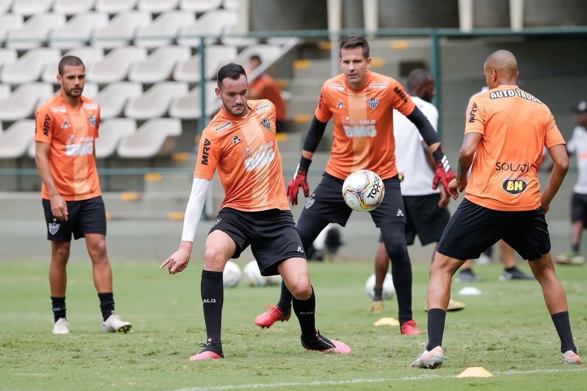 Fotos do ltimo treino do Atltico antes da estreia de Sampaoli