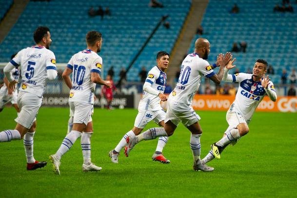 Fotos do jogo entre Grmio e Cruzeiro, na Arena, em Porto Alegre, pela 20 rodada do Brasileiro