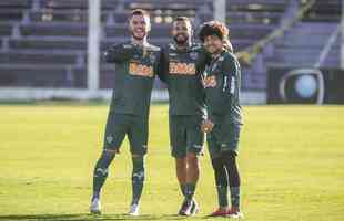 Veja fotos do ltimo treino do Atltico antes do jogo contra o Nacional-URU