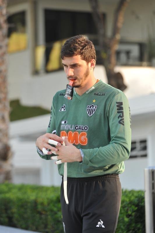 Fotos do ltimo treino do Atltico antes do jogo contra o Unin La Calera