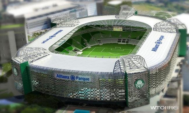 Allianz Parque, estdio do Palmeiras, em So Paulo