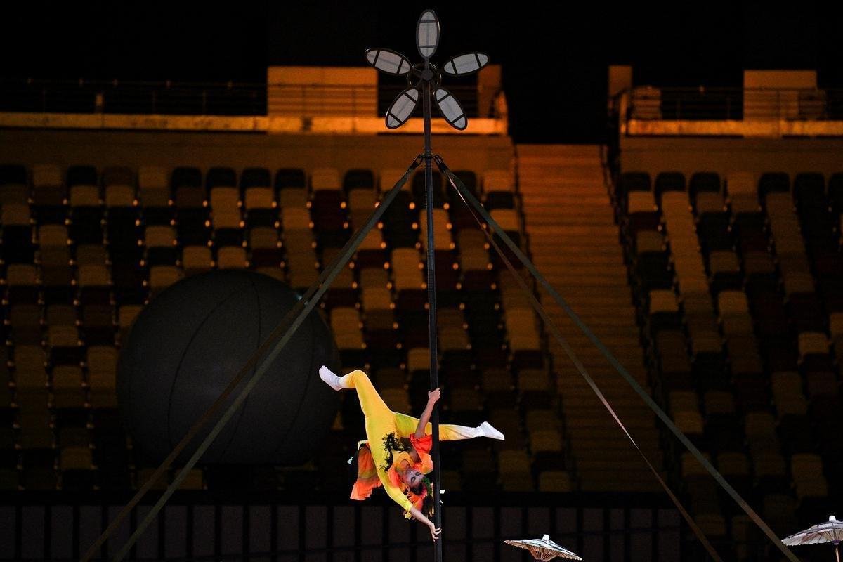 Fotos da Cerimnia de Abertura dos Jogos Paralmpicos de Tquio