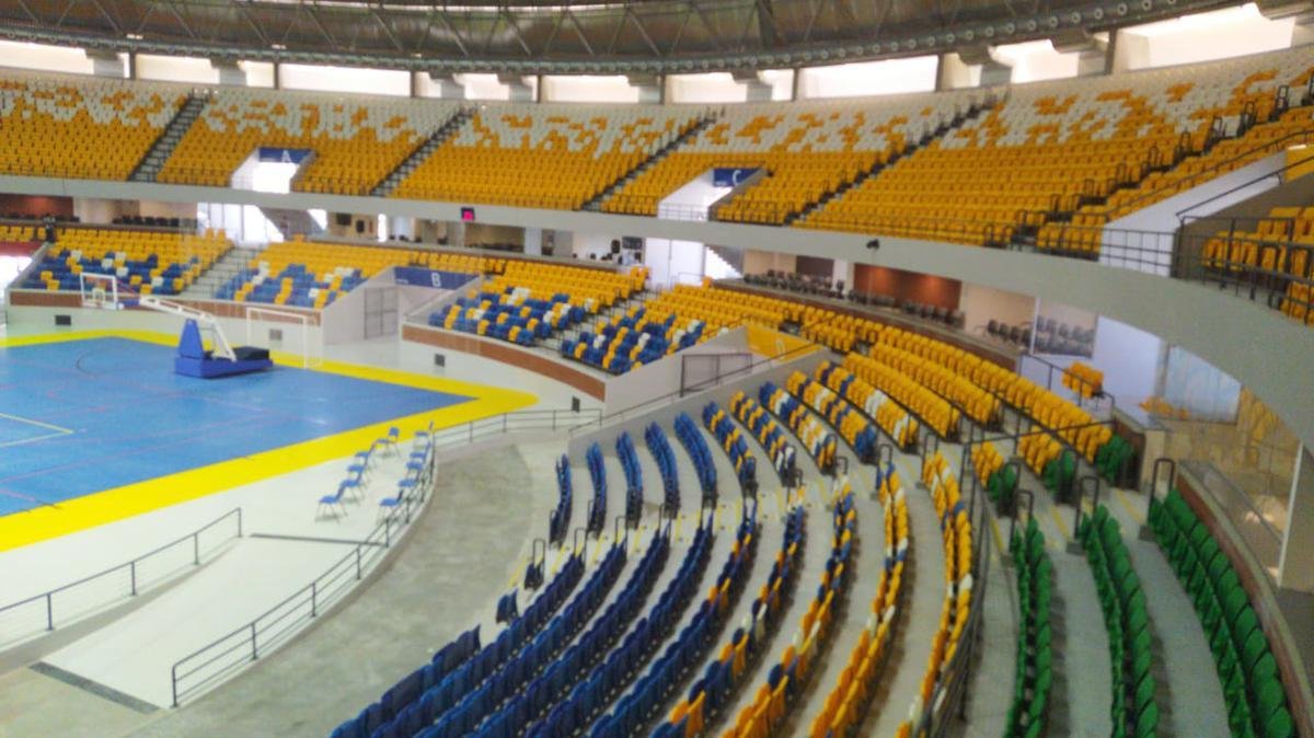 Foram longos sete anos em obras até que o Geraldão, principal ginásio poliesportivo do Recife, fosse reaberto. Nesta quinta-feira (24), o equipamento foi apresentado à imprensa pela equipe da Secretaria de Esportes da Prefeitura do Recife.