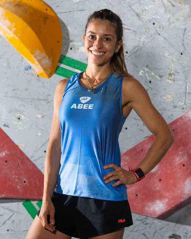 Pati Antunes, atleta de escalada de Belo Horizonte