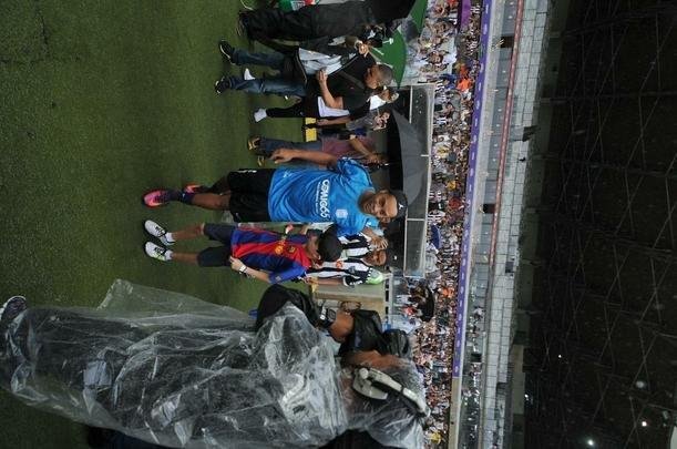 Fotos do 'Game of Dreams', jogo festivo dos Amigos do Ronaldinho contra os Amigos do Penta