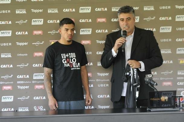 Terans - Uruguaio de 23 anos assinou com o Atltico por cinco anos aps ser vice-artilheiro no campeonato do seu pas, com 14 gols