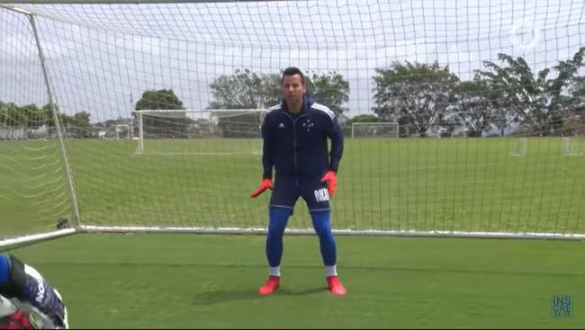 Imagens do treino do Cruzeiro deste domingo