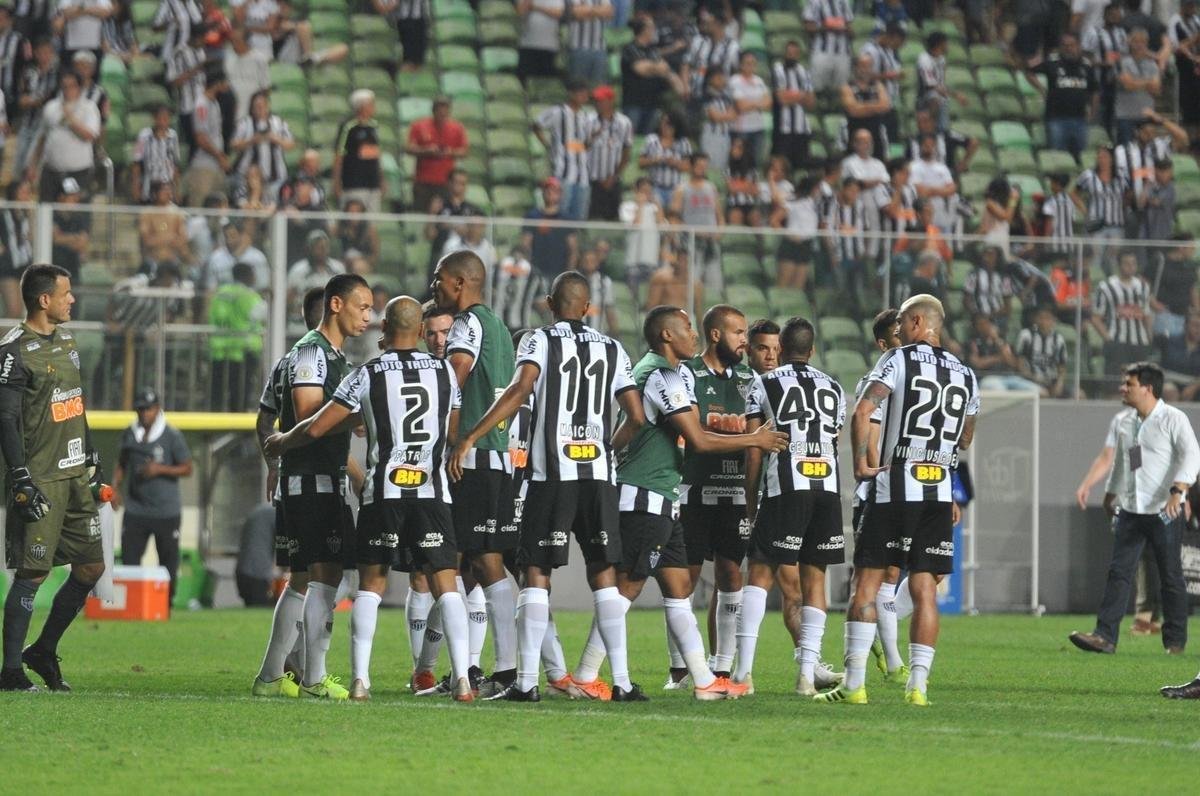 Fotos do jogo entre Atltico e Grmio