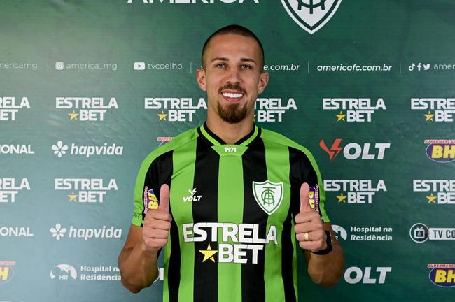 Nicolas foi apresentado pelo América nesta quarta-feira (4/1)