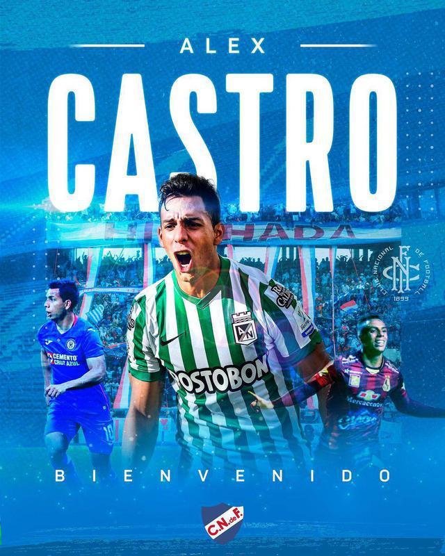 Alex Castro, atacante (Nacional-URU)